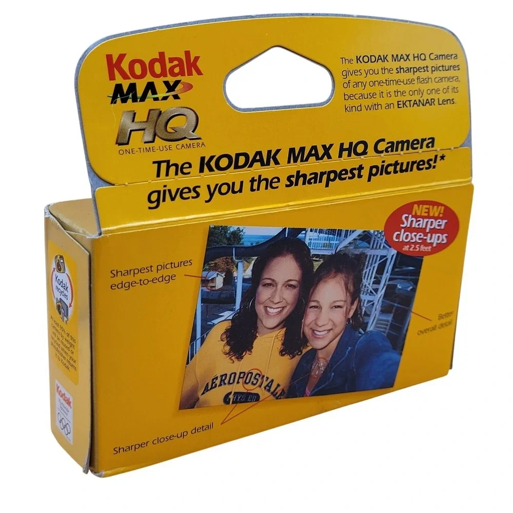 Kodak MAX HQ One-Time Use Camera 800 Film 27 Exposures‎ NEW IN BOX Expired